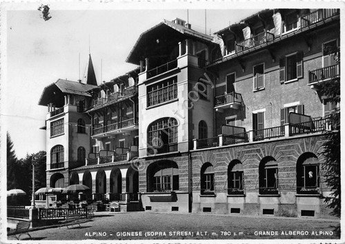 Cartolina - Alpino - Gignese - Grande Albergo Alpino - … | Immagine principale