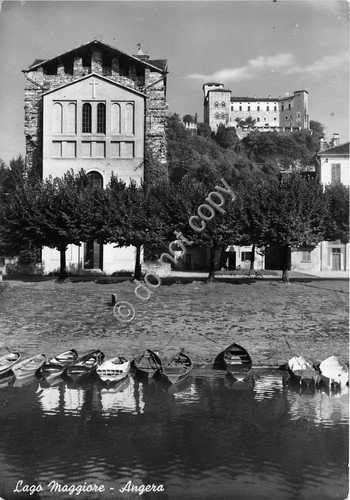 Cartolina - Angera Lago Maggiore scorcio barche 1959 | Immagine principale