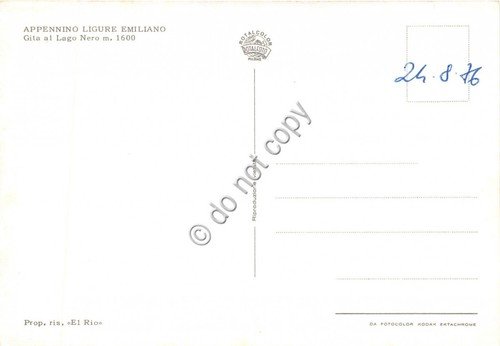 Cartolina - Appennino Ligure Emiliano Lago Nero animata (Genova) | Immagine Gallery 2