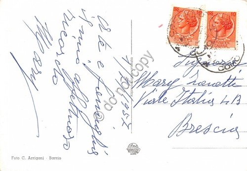 Cartolina - Barzio Panorama 1957 | Immagine Gallery 2