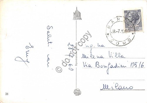 Cartolina - Barzio Panorama 1960