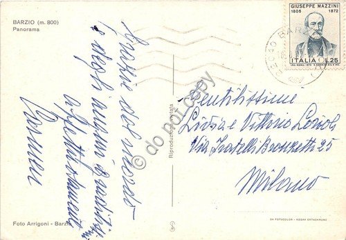 Cartolina - Barzio Panorama
