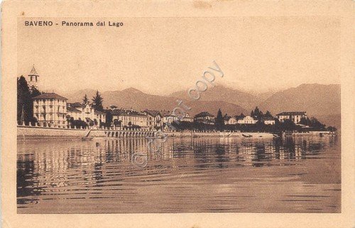 Cartolina - Baveno - panorama lago - NVG | Immagine principale
