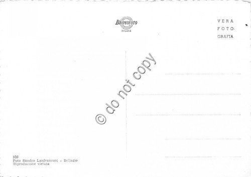 Cartolina - Bellagio Lungolago