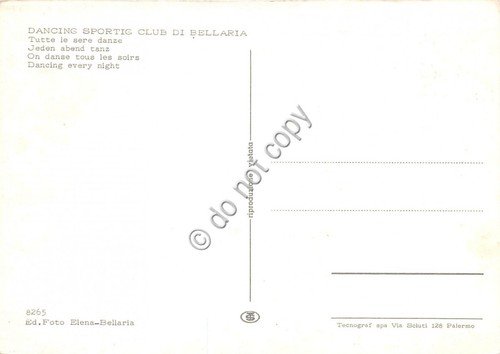 Cartolina - Bellaria Dancing Sporting Club