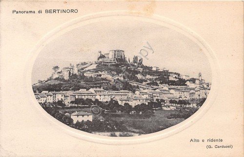 Cartolina - Bertinoro - Panorama - Citazione Carducci - 1926 … | Immagine principale