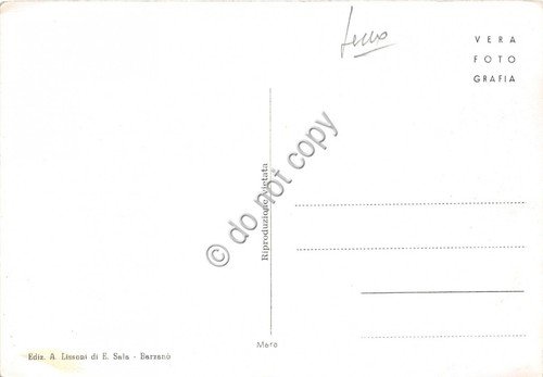 Cartolina - Bevera Brianza Santuario S. Maria Nascente Interno