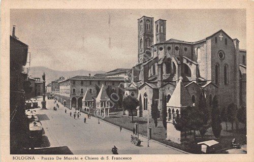 Cartolina - Bologna - Piazza De Marchi - Chiesa S. …