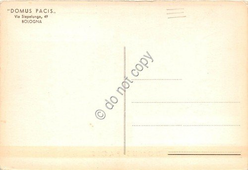 Cartolina - Bologna Domus Pacis doppia veduta