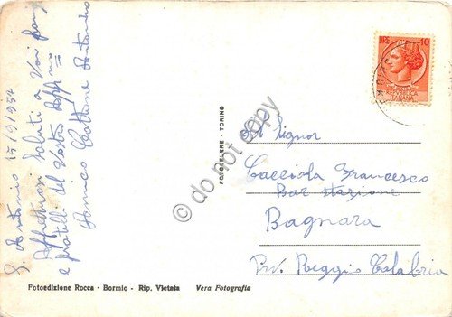 Cartolina - Bormio Panorama 1954 | Immagine Gallery 2