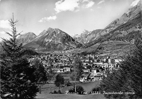 Cartolina - Bormio panorama anni '50 | Immagine principale