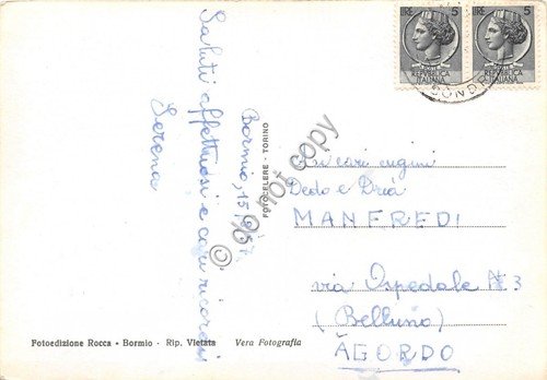 Cartolina - Bormio Torrente Viola 1957 | Immagine Gallery 2