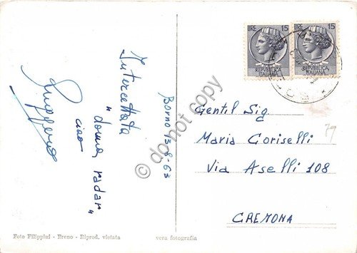 Cartolina - Borno Laghetto di Lova 1963 | Immagine Gallery 2