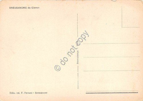 Cartolina - Bressanone panorama da Cleran