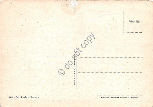 Cartolina - Busseto Piazza Verdi | Immagine Gallery 2