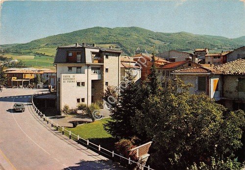 Cartolina - Calestano Strada Provinciale Cassa di Risparmio di Parma
