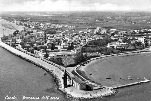 Cartolina - Caorle Panorama Aereo 1960 | Immagine principale