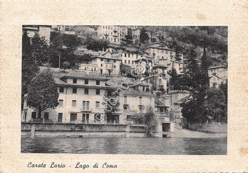 Cartolina - Carate Lario panorama dal lago 1959 | Immagine principale