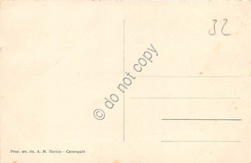 Cartolina - Caravaggio santuario visto da un viale anni '30 | Immagine Gallery 2