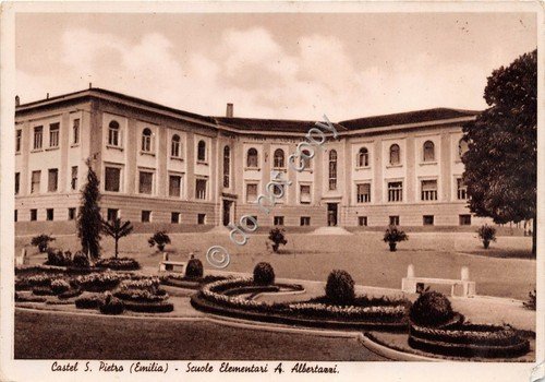 Cartolina - Castel San Pietro Scuole Elementari Albertazzi | Immagine principale