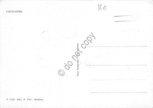 Cartolina - Castelvetro scorcio paese | Immagine Gallery 2