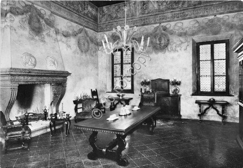 Cartolina - Cavriana Villa Siliprandi interno