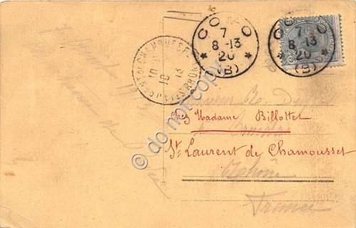 Cartolina - Certosa di Pavia parte posteriore della Chiesa 1920