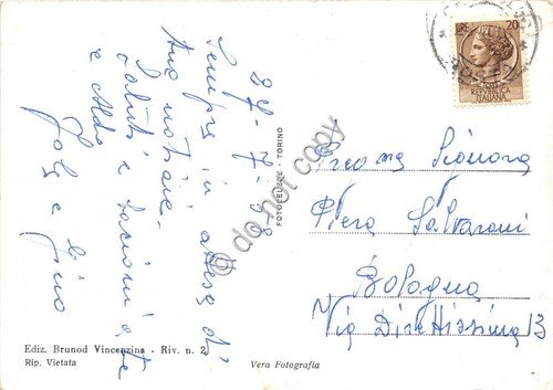 Cartolina - Champoluc Panorama Monte Rosa 1958 | Immagine Gallery 2