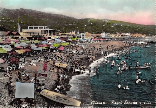 Cartolina - Chiavari - Bagni Esperia e Lido - NVG …