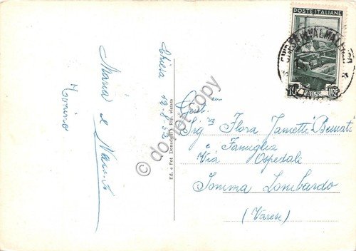 Cartolina - Chiesa in Valmalenco panorama 1952 | Immagine Gallery 2