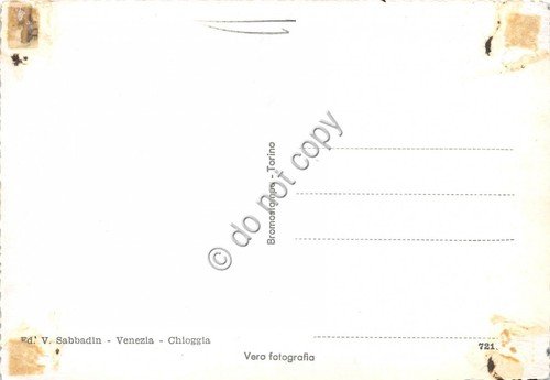 Cartolina - Chioggia Palazzo Municipale notturno