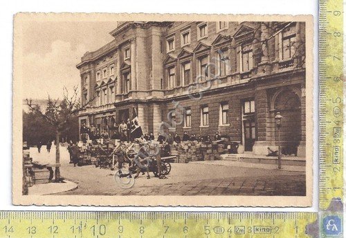 Cartolina - cinque giornate Fiume - Barricata dei marinai in …