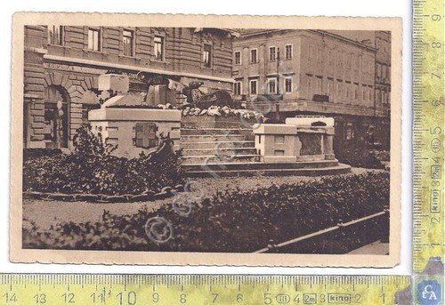 Cartolina - cinque giornate Fiume - Inaugurazione Monumento dell'Ancora