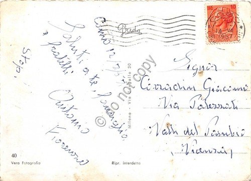 Cartolina - Como Villa Olmo 1957 | Immagine Gallery 2