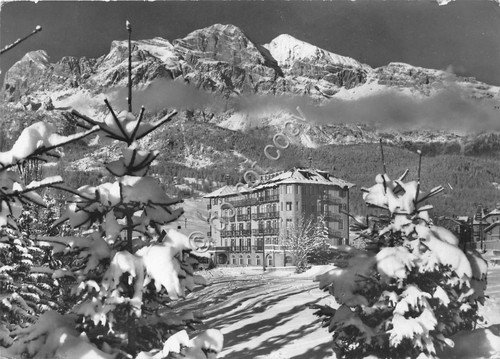 Cartolina - Cortina Hotel Ampezzo 1957 | Immagine Gallery 1