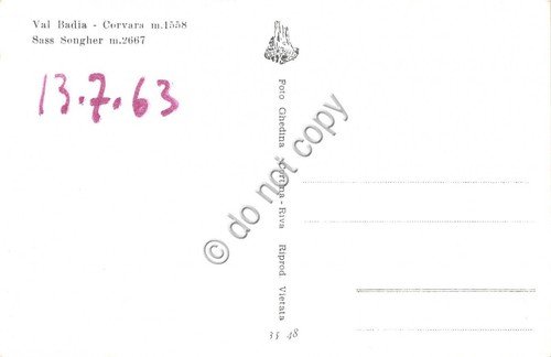 Cartolina - Corvara Val Badia panorama