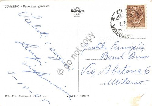Cartolina - Cunardo Panorama anni '50 | Immagine Gallery 2