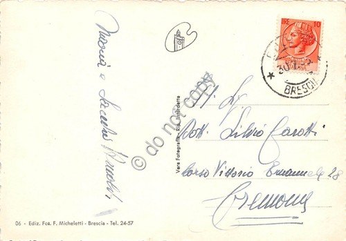 Cartolina - Edolo Fontana Monumentale 1955 | Immagine Gallery 2