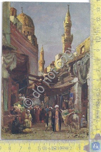 Cartolina - Egitto - Illustrata - Cairo - Strade 2 | Immagine principale