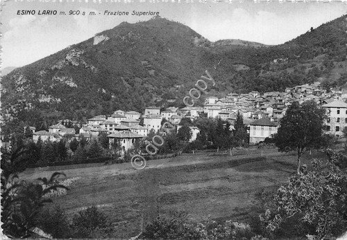 Cartolina - Esino Lario Frazione Superiore panorama1953