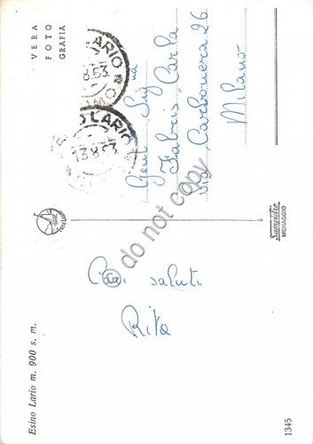 Cartolina - Esino Lario panorama 1963 | Immagine Gallery 2