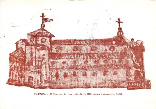 Cartolina - Faenza - Duomo - Mostra Numismatica - Timbro … | Immagine principale