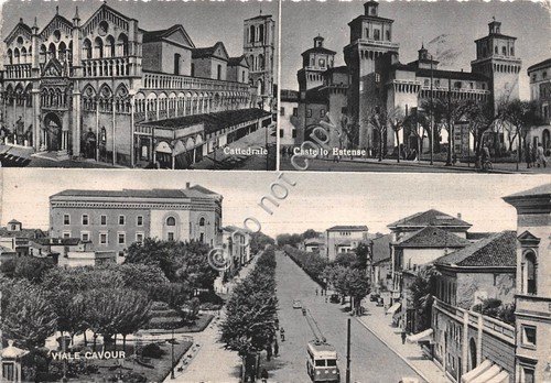 Cartolina - Ferrara Vedutine 1952 | Immagine principale