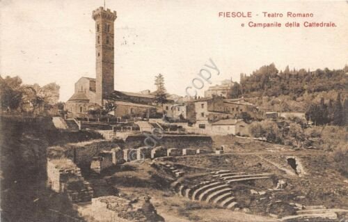 Cartolina - Fiesole - Teatro Romano - Campanile Cattedrale - …