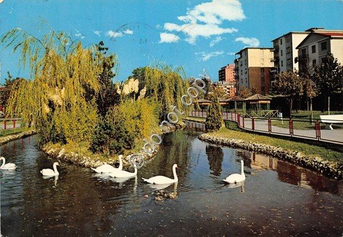 Cartolina - Forlì Giardini Pubblici 1973