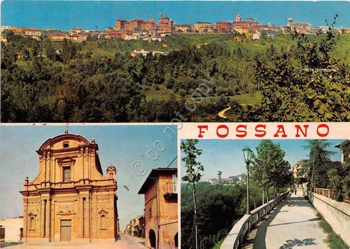 Cartolina - Fossano - Vedutine - 1965
