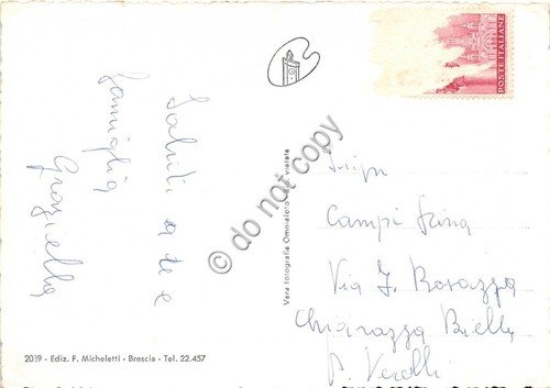 Cartolina - Gardone Riviera Panorama Lungolago