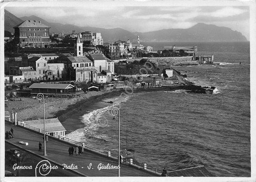 Cartolina - Genova - Corso Italia - S. Giuliano - … | Immagine principale