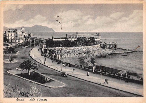 Cartolina - Genova - Lido D'Albaro - 1939