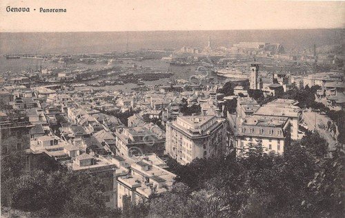 Cartolina - Genova - Panorama - Ed. Brunner - anni …